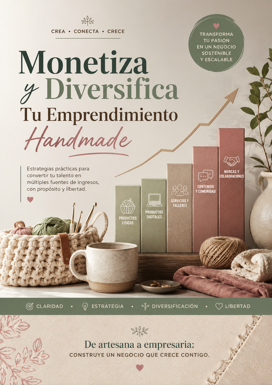 Monetiza y Diversifica Tu Emprendimiento Handmade