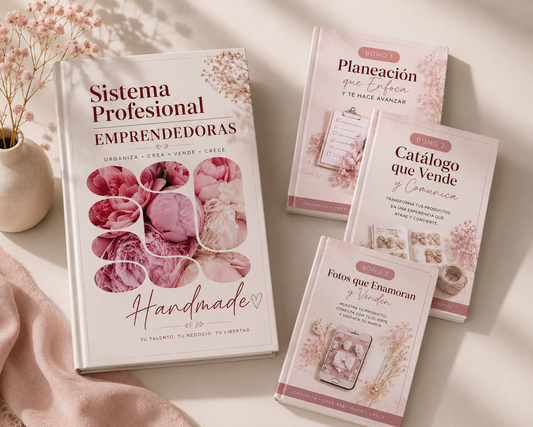 Sistema de Ventas Profesional para Emprendedoras Handmade